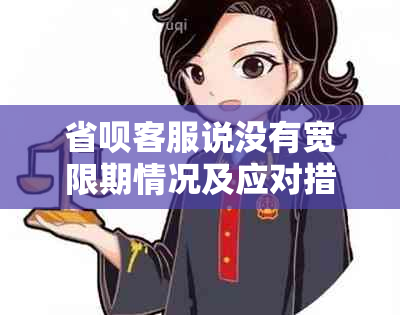 省呗客服说没有宽限期情况及应对措