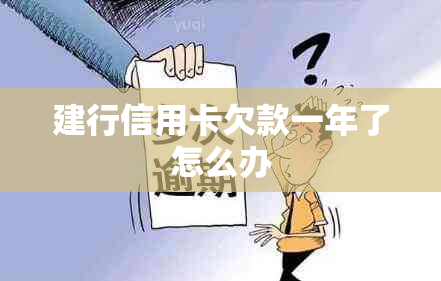 建行信用卡欠款一年了怎么办