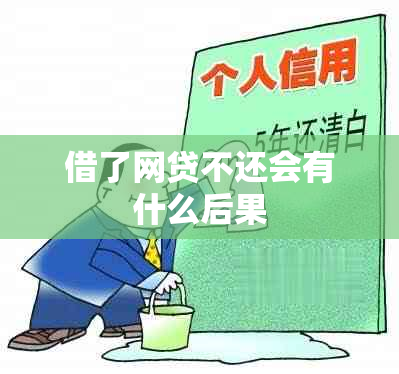 借了网贷不还会有什么后果