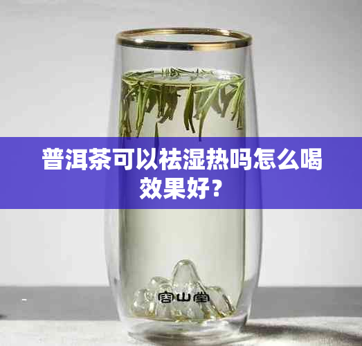 普洱茶可以祛湿热吗怎么喝效果好？