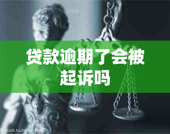 贷款逾期了会被起诉吗