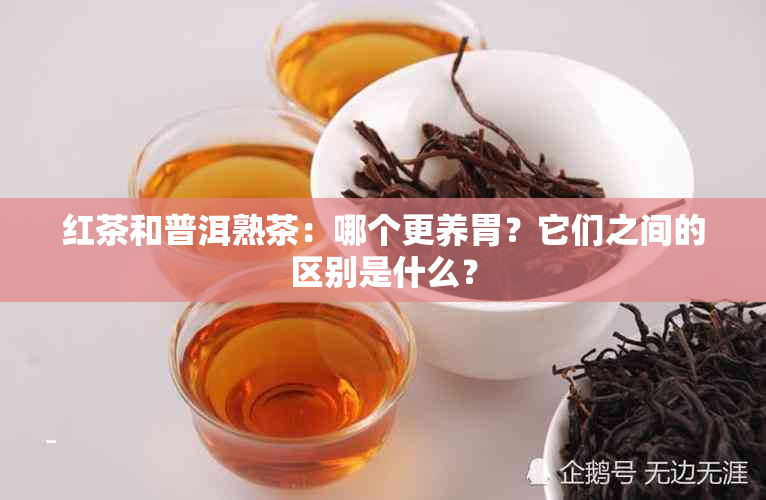 红茶和普洱熟茶：哪个更养胃？它们之间的区别是什么？