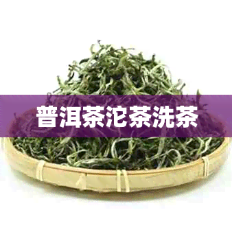 普洱茶沱茶洗茶