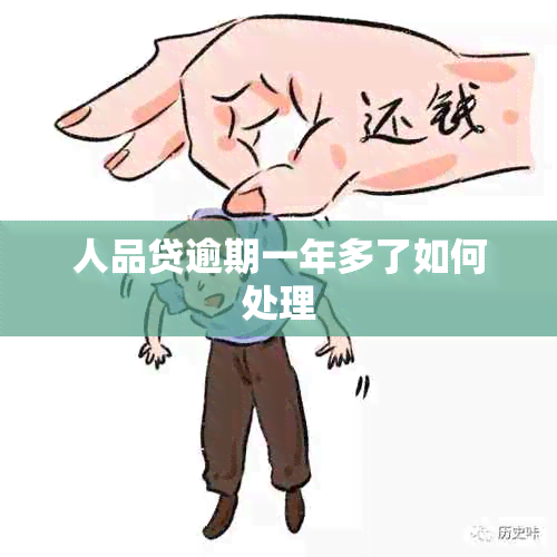 人品贷逾期一年多了如何处理