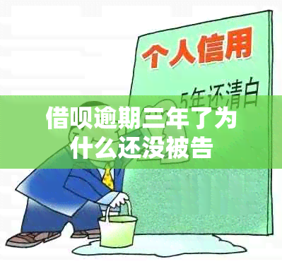 借呗逾期三年了为什么还没被告