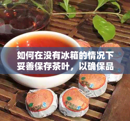 如何在没有冰箱的情况下妥善保存茶叶，以确保品质和口感不受影响？