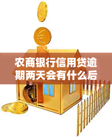 农商银行信用贷逾期两天会有什么后果呢