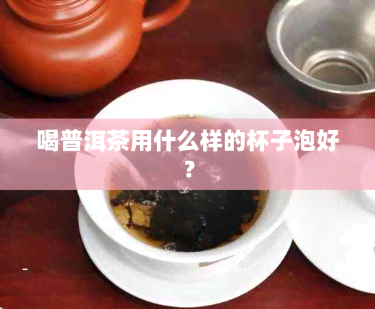 喝普洱茶用什么样的杯子泡好？