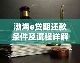 渤海e贷期还款条件及流程详解