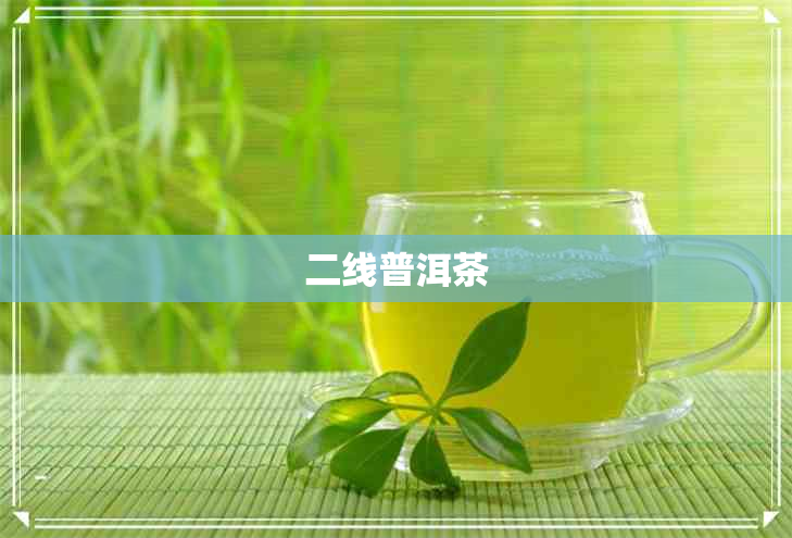 二线普洱茶