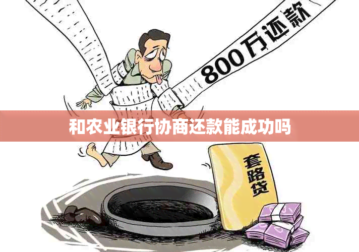 和农业银行协商还款能成功吗