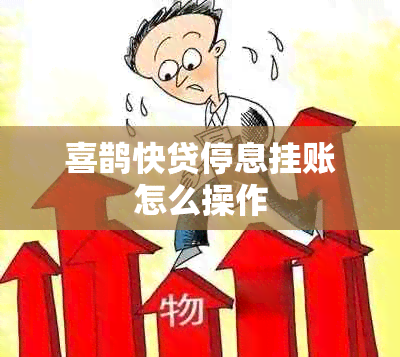 喜鹊快贷停息挂账怎么操作