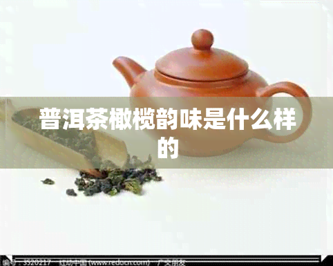 普洱茶橄榄韵味是什么样的