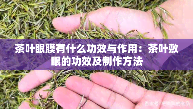 茶叶眼膜有什么功效与作用：茶叶敷眼的功效及制作方法