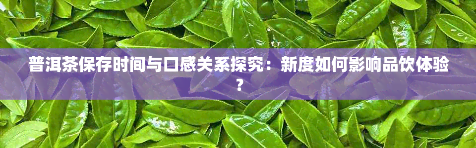 普洱茶保存时间与口感关系探究：新度如何影响品饮体验？