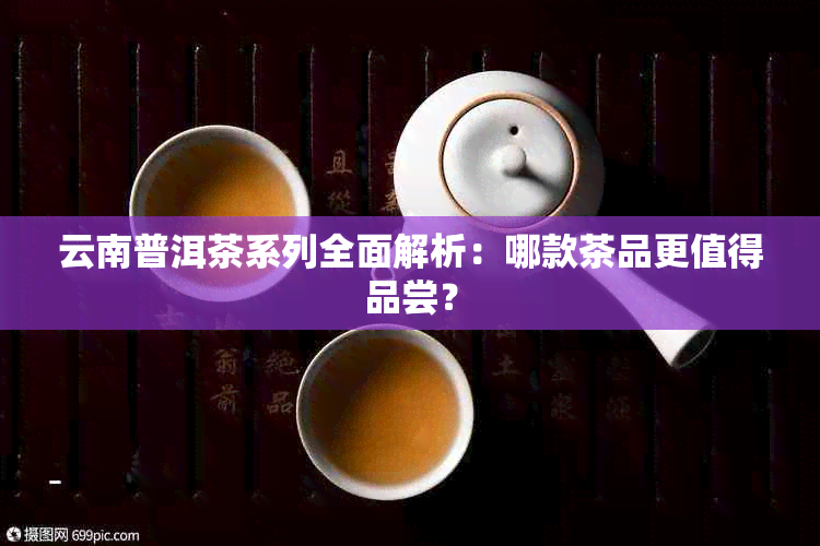 云南普洱茶系列全面解析：哪款茶品更值得品尝？