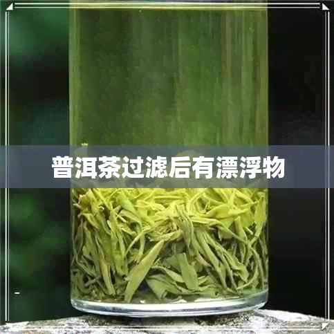 普洱茶过滤后有漂浮物