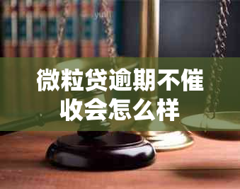 微粒贷逾期不会怎么样