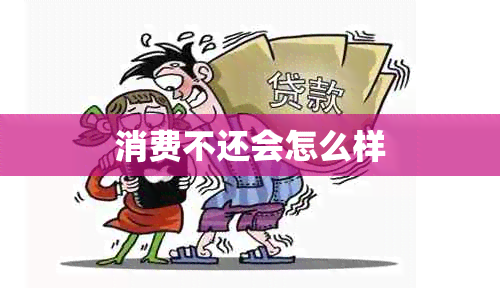 消费不还会怎么样