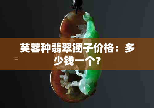 芙蓉种翡翠镯子价格：多少钱一个？