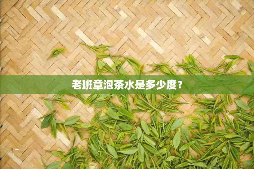 老班章泡茶水是多少度？