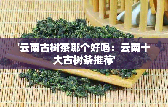 '云南古树茶哪个好喝：云南十大古树茶推荐'