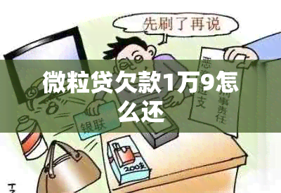 微粒贷欠款1万9怎么还