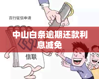 中山白条逾期还款利息减免