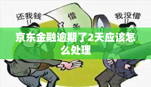 京东金融逾期了2天应该怎么处理