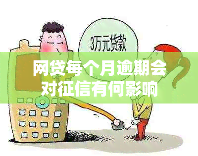 网贷每个月逾期会对有何影响