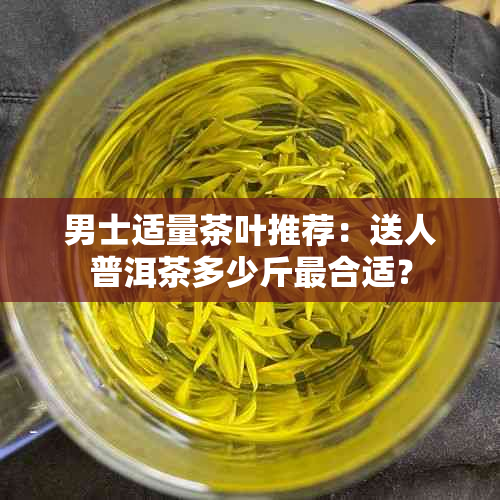 男士适量茶叶推荐：送人普洱茶多少斤最合适？