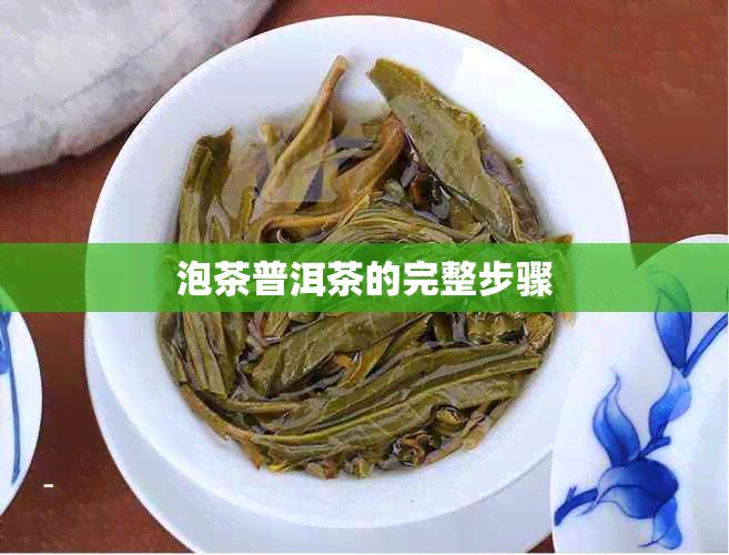 泡茶普洱茶的完整步骤