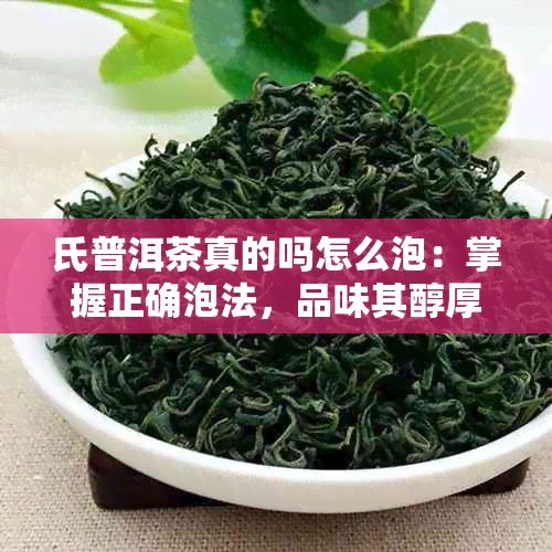 氏普洱茶真的吗怎么泡：掌握正确泡法，品味其醇厚香甜