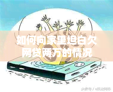 如何向家里坦白欠网贷两万的情况