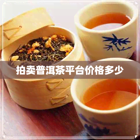 拍卖普洱茶平台价格多少