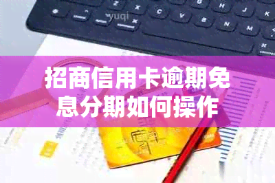 招商信用卡逾期免息分期如何操作