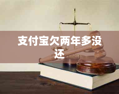 支付宝欠两年多没还