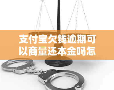 支付宝欠钱逾期可以商量还本金吗怎么还