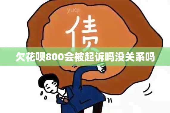 欠花呗800会被起诉吗没关系吗