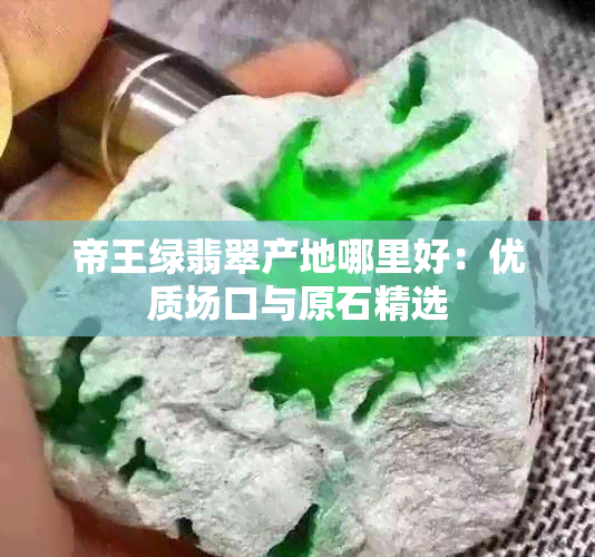 帝王绿翡翠产地哪里好：优质场口与原石精选