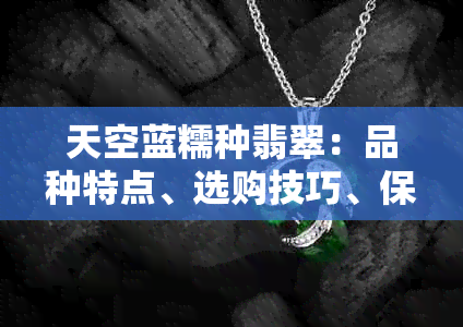 天空蓝糯种翡翠：品种特点、选购技巧、保养方法及价值评估全解析