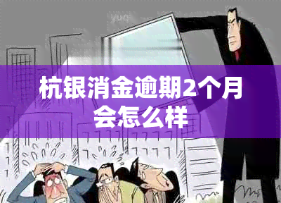 杭银消金逾期2个月会怎么样