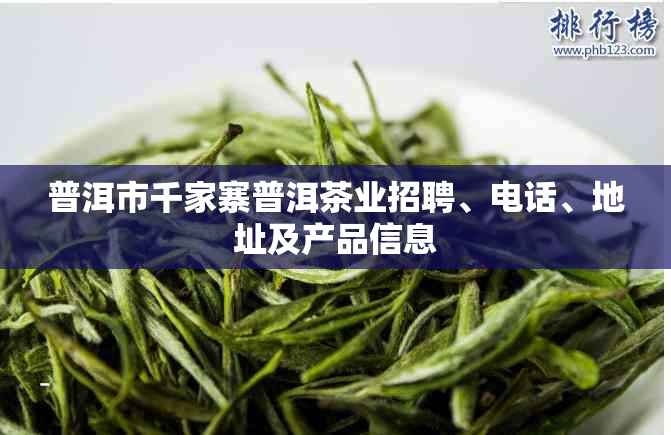 普洱市千家寨普洱茶业招聘、电话、地址及产品信息