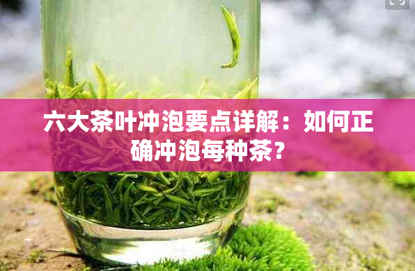 六大茶叶冲泡要点详解：如何正确冲泡每种茶？