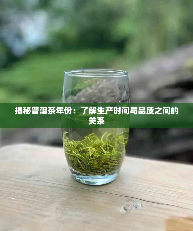 揭秘普洱茶年份：了解生产时间与品质之间的关系