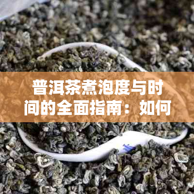 普洱茶煮泡度与时间的全面指南：如何选择参数，品尝口感