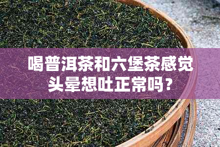 喝普洱茶和六堡茶感觉头晕想吐正常吗？