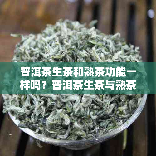 普洱茶生茶和熟茶功能一样吗？普洱茶生茶与熟茶功效比较及哪个更好喝？