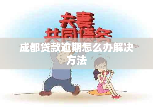 成都贷款逾期怎么办解决方法