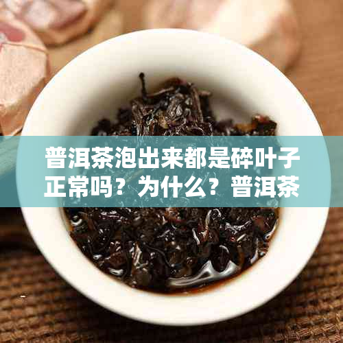 普洱茶泡出来都是碎叶子正常吗？为什么？普洱茶泡出来茶叶都是碎的吗？